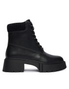 Coach Ghete dama Black Leah Platform - piele naturala - negru