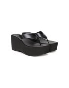 Coach Papuci flip-flop dama CAR60 - Piele naturala - Negru - Negru