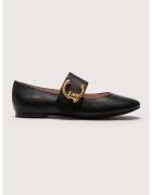 COCCINELLE Balerini Mary Jane din piele C-Me - Negru
