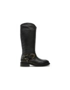 COCCINELLE Cizme dama E4 REJ 15 01 01 - Piele naturala - Negru - Negru