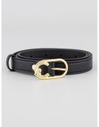 COCCINELLE Curea de piele C-Me - Negru
