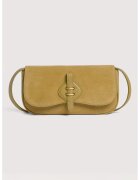 COCCINELLE Geanta crossbody de piele intoarsa Mavery - Caramel