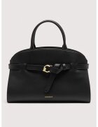 COCCINELLE Geanta de piele cu maner si bareta decorativa Sabine - Negru