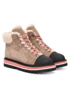COCCINELLE Ghete dama bej - piele naturala -