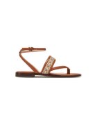 COCCINELLE Sandale dama - QWS 40 01 01 447 - Piele naturala - Maro