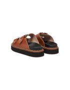 COCCINELLE Slapi dama - SOF 17 03 01 W12 - Piele naturala - Maro