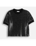 Coccodrillo Bluza cu paiete si maneca scurta
