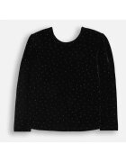 Coccodrillo Bluza din catifea cu aplicatii
