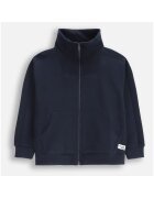 Coccodrillo Bluza sport cu fermoar si insertii striate
