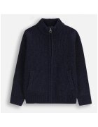 Coccodrillo Cardigan cu fermoar si buzunare oblice -
