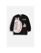 Coccodrillo Hanorac CARTOONS GIRL KIDS - negru - bumbac - pentru fete -