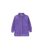 Coccodrillo Jacheta tip camasa fete catifea - violet
