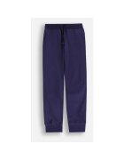 Coccodrillo Pantaloni de trening cu model uni si talie ajustabila