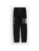 Coccodrillo Pantaloni de trening cu talie ajustabila si imprimeu -