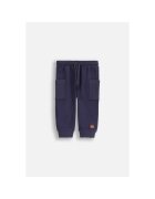 Coccodrillo Pantaloni sport cu talie ajustabila si buzunare aplicate - Bleumarin