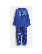 Coccodrillo Pijama din bumbac cu imprimeu cu text