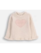 Coccodrillo Pulover din amestec de lana cu torsade si broderie