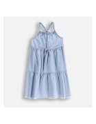 Coccodrillo Rochie pentru fete - bumbac - albastru