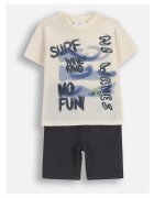 Coccodrillo Set cu tricou si pantaloni scurti de bumbac