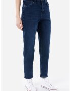 COLIN'S Blugi conici cu talie inalta - Albastru inchis
