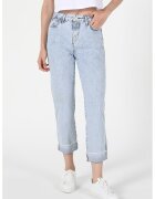 COLIN'S Blugi crop cu croiala dreapta - Albastru deschis