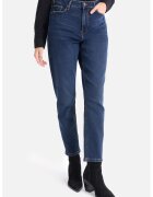 COLIN'S Blugi crop mom fit Maria - Albastru inchis