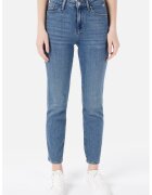 COLIN'S Blugi crop slim fit 703 Carla - Albastru