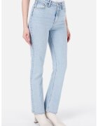 COLIN'S Blugi cu talie inalta si aspect decolorat - Albastru pastel