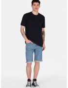 COLIN'S Blugi scurti uni cu talie medie - Albastru melange