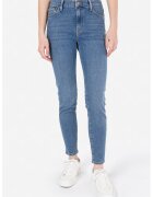 COLIN'S Blugi skinny cu talie inalta - Albastru prafuit