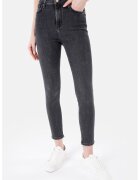 COLIN'S Blugi skinny cu talie inalta - Gri antracit