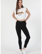 COLIN'S Blugi skinny cu talie inalta - Negru