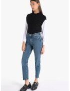 COLIN'S Blugi slim fit Carla 703 - Albastru inchis