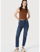 COLIN'S Blugi slim fit cu aspect decolorat - Albastru