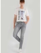 COLIN'S Blugi slim fit cu talie joasa - Gri deschis