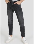 COLIN'S Blugi uni cu talie medie - Negru stins