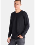 COLIN'S Bluza cu decolteu la baza gatului - Negru