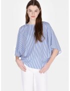 COLIN'S Bluza cu model in dungi si nasturi - Alb/Albastru