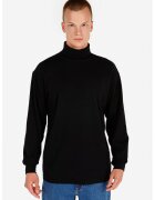 COLIN'S Bluza de bumbac cu guler inalt - Negru