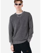 COLIN'S Bluza de trening regular fit texturata - Gri antracit