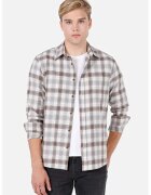 COLIN'S Camasa barbateasca regular fit - bumbac - maron - Maro