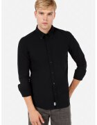 COLIN'S Camasa de bumbac cu guler fixat cu nasturi - Negru