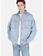 COLIN'S Camasa din denim cu maneci cazute - Albastru deschis