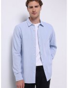 COLIN'S Camasa regular fit cu guler ascutit - Albastru pastel