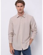 COLIN'S Camasa regular fit cu guler ascutit - Bej inchis