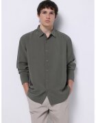 COLIN'S Camasa uni regular fit - Kaki inchis