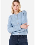 COLIN'S Cardigan cu buzunare aplicate - Albastru lavanda