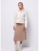 COLIN'S Fusta midi cu talie inalta - Maro deschis