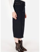 COLIN'S Fusta midi din denim - Albastru inchis