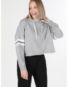 COLIN'S Hanorac crop cu maneci cazute - Gri melange